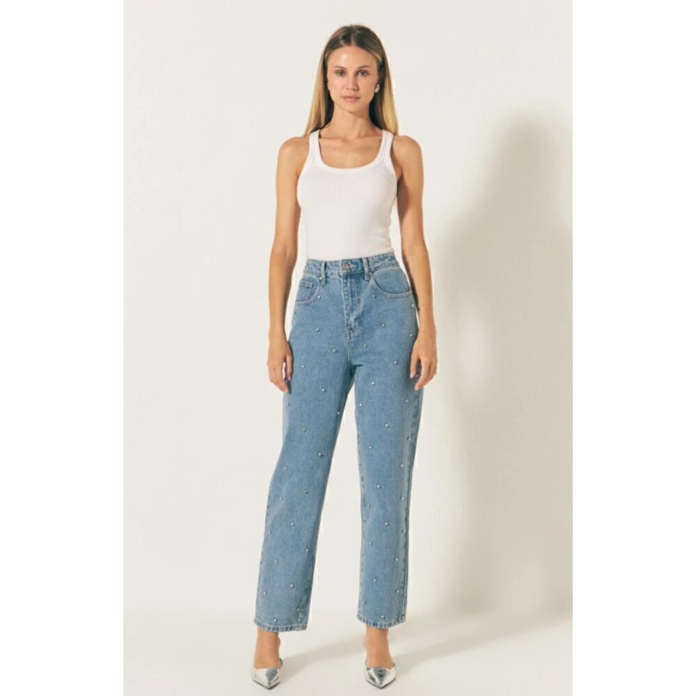 NEW Endless Rose Rhinestone Jeans Women's Size Small